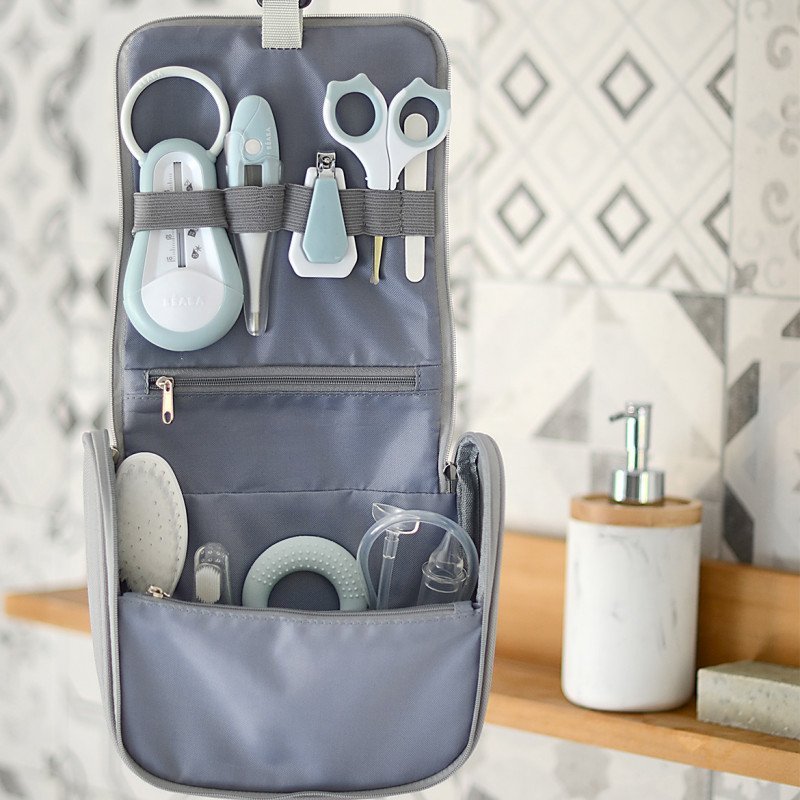 Set complet de ingrijire Grey blue Beaba – imaginea 4