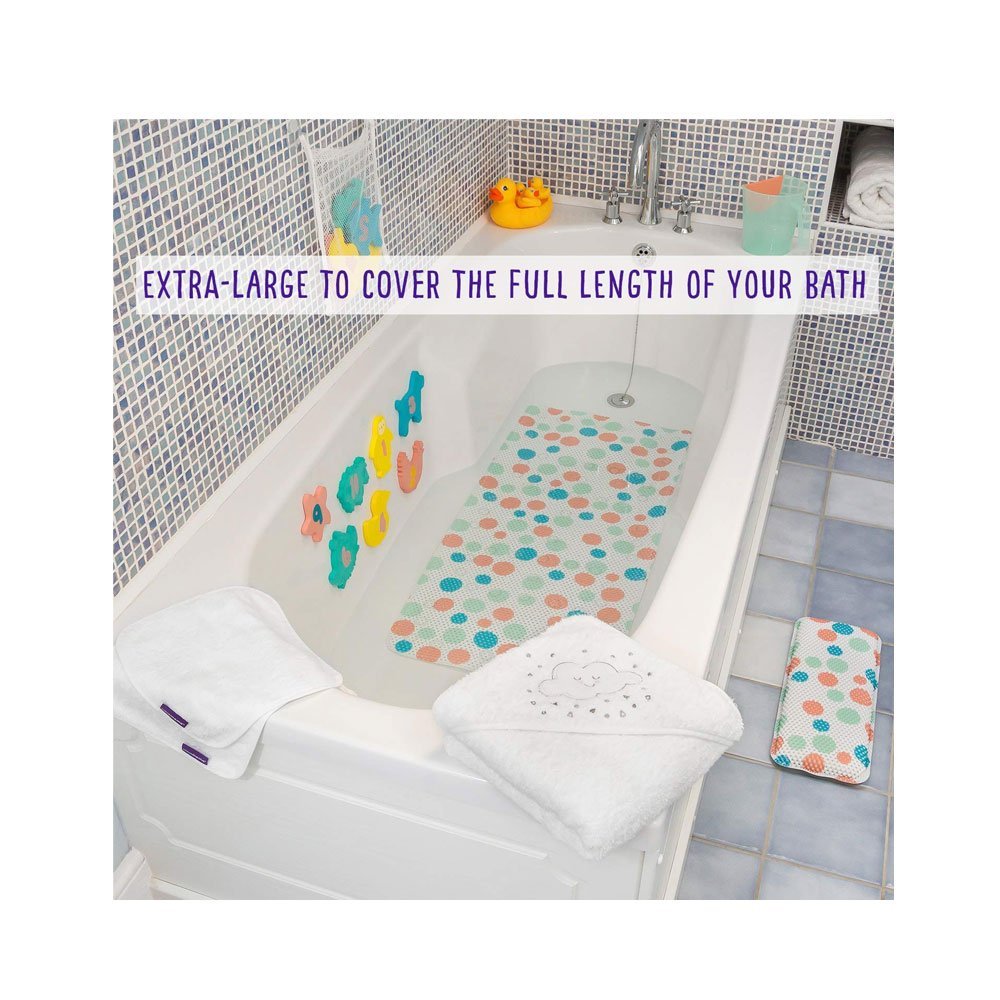 Set covoras antiderapant si genunchiera pentru baie Clevamama 3505