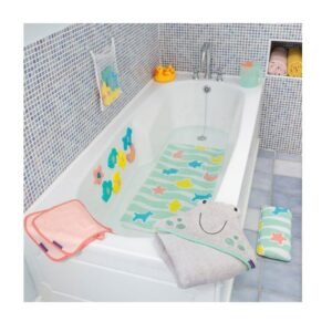 Set covoras antiderapant si genunchiera pentru baie Clevamama 3508