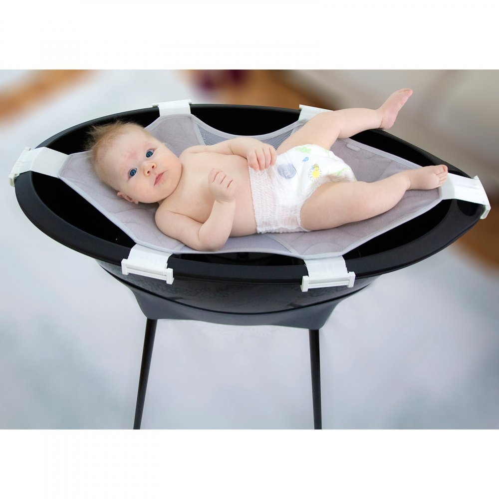 Set complet de baie BabyJem Elegant Negru – imaginea 4