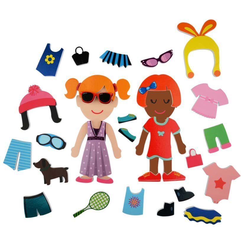 Set de joaca pentru baie Stickere imbracaminte – imaginea 3