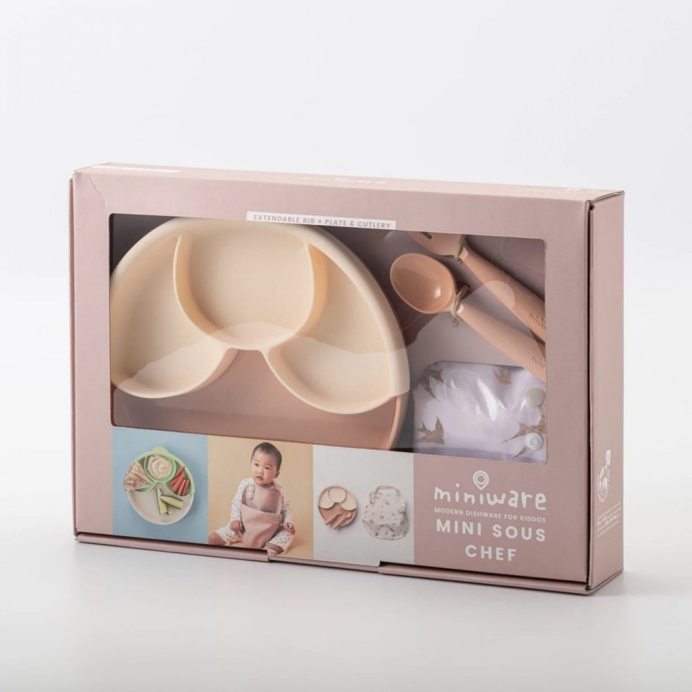 Set diversificare hrana bebelusi Miniware Mini Sous Chef 6 piese Golden Harvest – imaginea 3