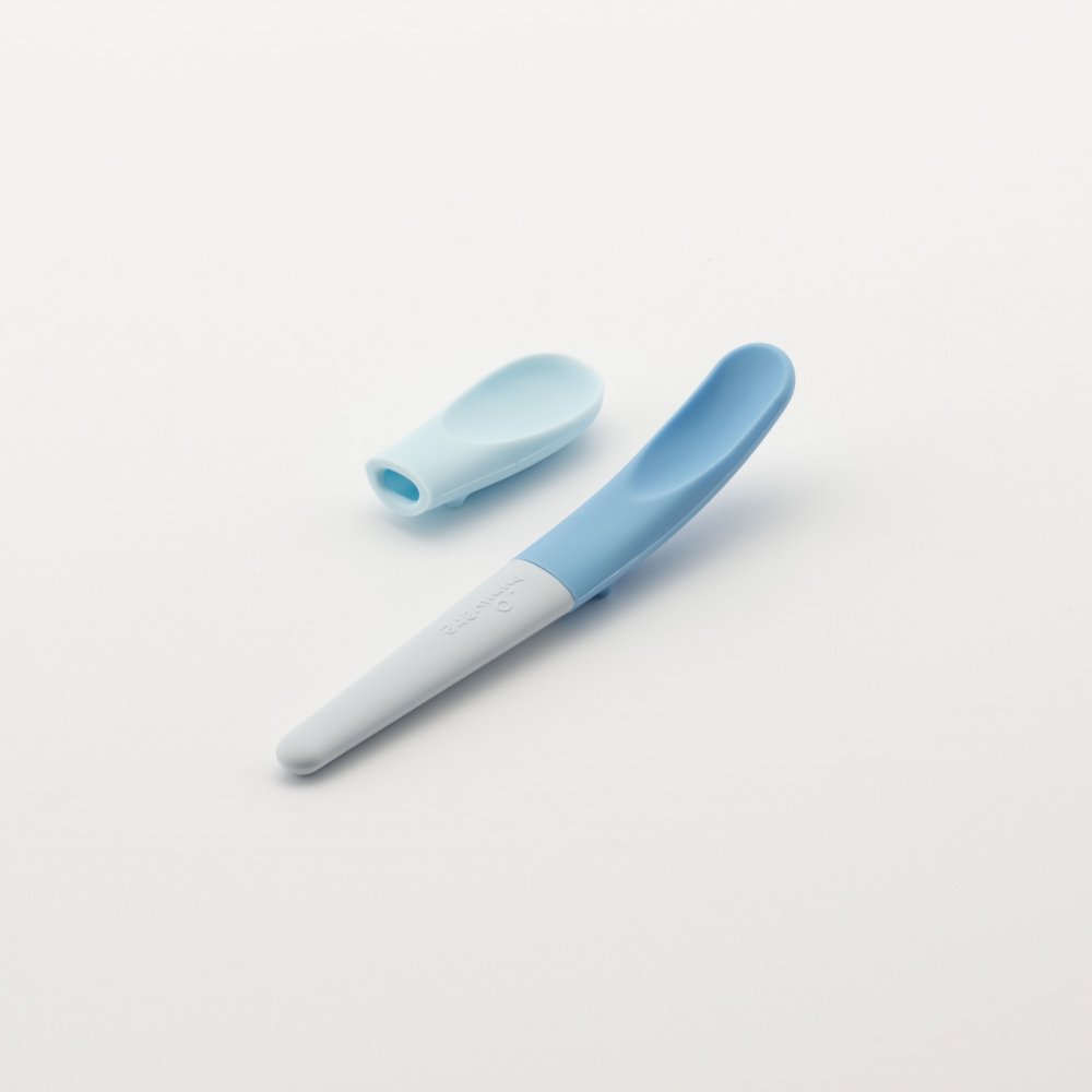 Set diversificare hrana bebelusi Miniware Sili Mini GO 3 piese Blue Banana – imaginea 5
