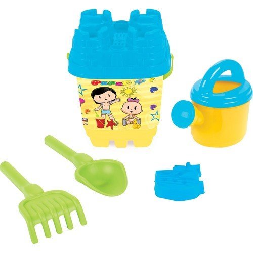 Set galetusa si forme pentru nisip Mini Castle Blue – imaginea 2
