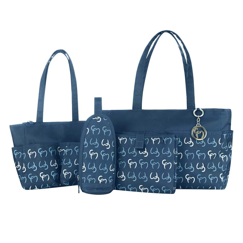 Set geanta multifunctionala Nicole Navy Clevamama – imaginea 5