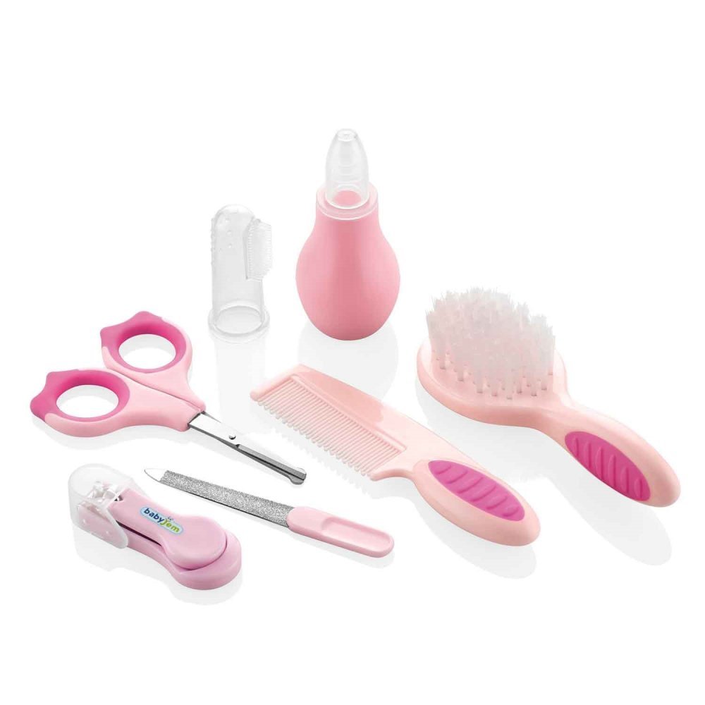 Set ingrijire copii cu 7 piese BabyJem Pink – imaginea 2