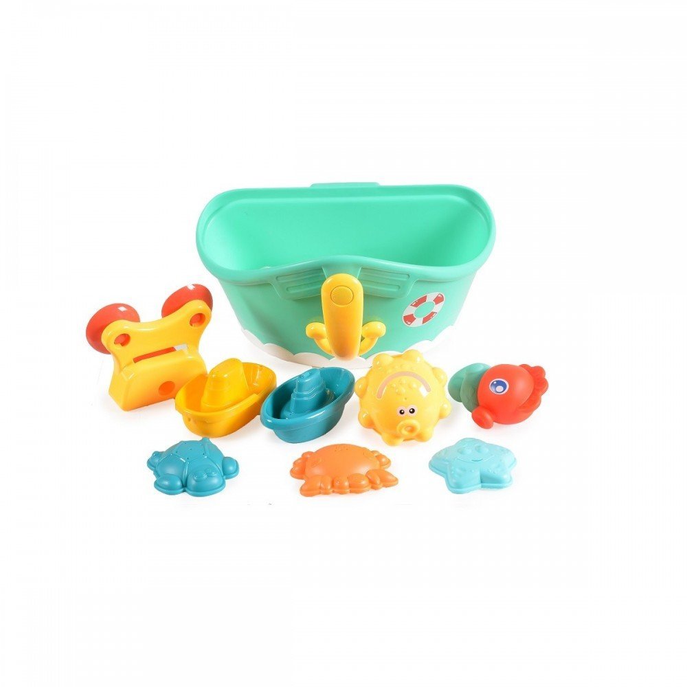 Set jucarii de baie si cos uscare Huanger Boat – imaginea 5