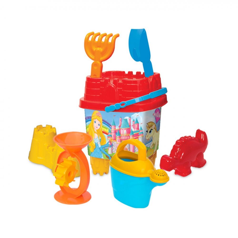 Set 8 jucarii de nisip Castel Nr.2 Multicolor – imaginea 2