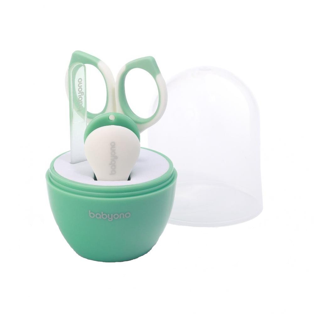 Set 3 piese manichiura Baby Ono pentru copii cu suport verde – imaginea 4