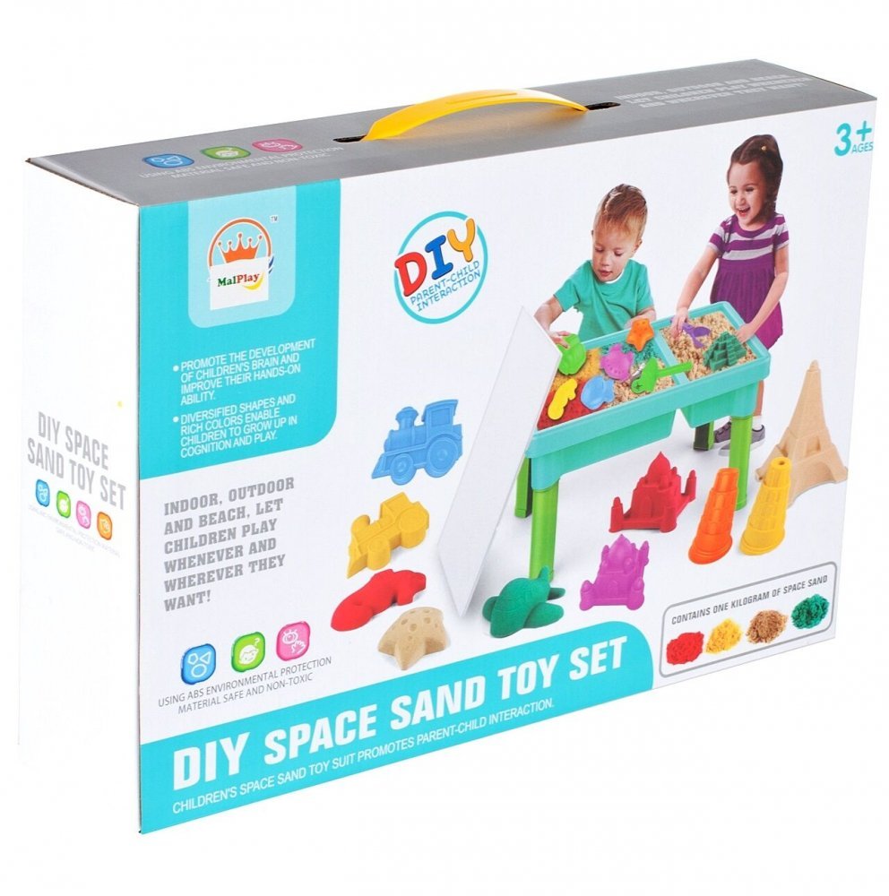 Masuta de joaca pentru apa si nisip cu accesorii incluse Space Sand – imaginea 3