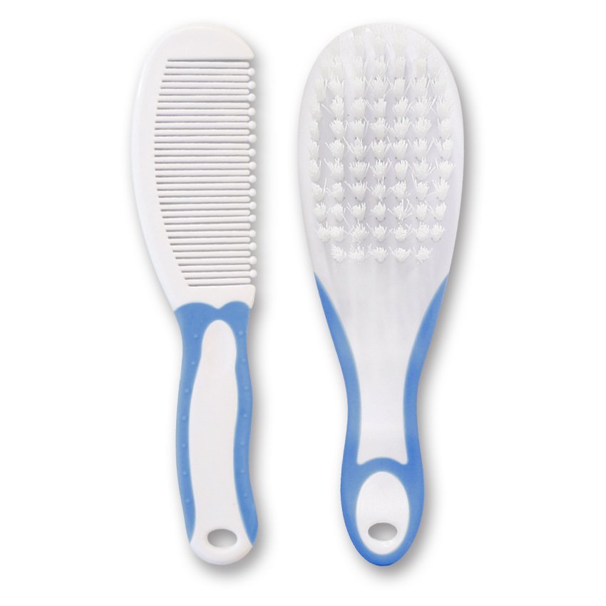 Set pieptan cu perie blue