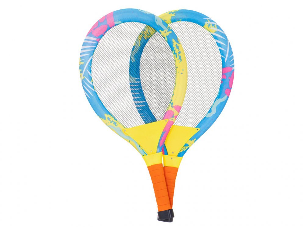 Set rachete iluminate de tenis cu minge si fluturas – imaginea 2