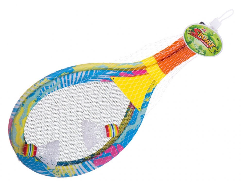 Set rachete iluminate de tenis cu minge si fluturas – imaginea 7