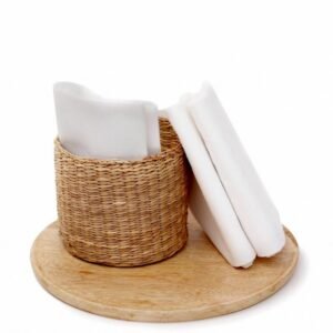 Set scutece finet bebelusi alb KidsDecor 70x70 cm