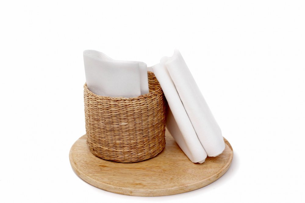 Set scutece finet bebelusi alb KidsDecor 70×70 cm