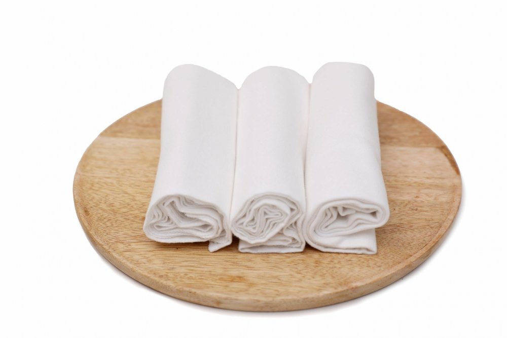 Set scutece finet bebelusi alb KidsDecor 70×70 cm – imaginea 3
