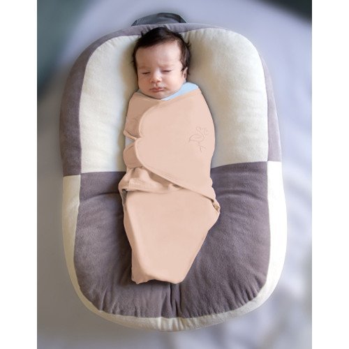Sistem de infasare din bumbac 0-3 luni BabyJem Swaddle Somon – imaginea 2