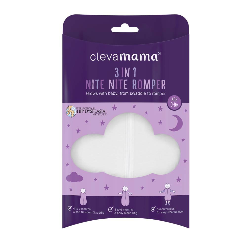 Sistem de infasare pentru bebelusi 3 in 1 alb Clevamama – imaginea 4