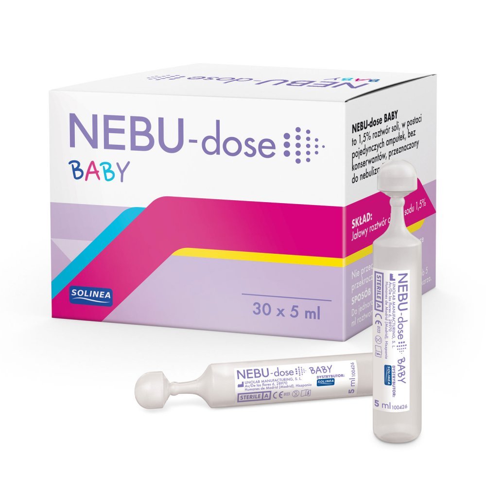Solutie salina Solinea NEBU-dose Baby concentratie 1.5 30 monodoze x 5 ml pentru bebelusi si copii – imaginea 4