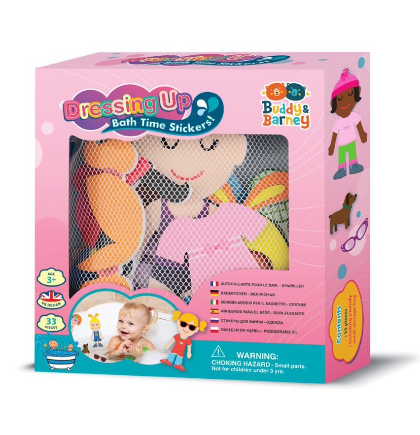 Set de joaca pentru baie Stickere imbracaminte – imaginea 4
