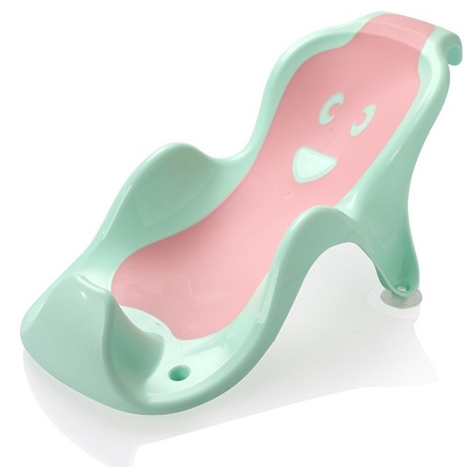 Suport anatomic pentru cadita copii Little Mom Cocoon Green, design bionic cu inclinare de 23 de grade, fixare cu ventuze, compatibilitate universala, dimensiune 56 x 29 x 22 cm – imaginea 6