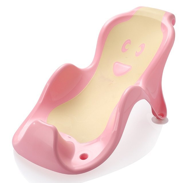 Suport anatomic pentru cadita copii Little Mom Cocoon Pink, design bionic cu inclinare de 23 de grade, fixare cu ventuze, compatibilitate universala, dimensiune 56 x 29 x 22 cm – imaginea 7