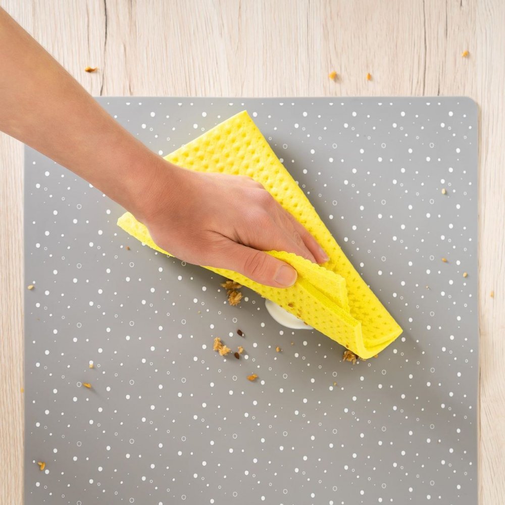 Napron antialunecare din silicon pentru farfurii bebelusi Reer Eatn Tidy 25021 – imaginea 4