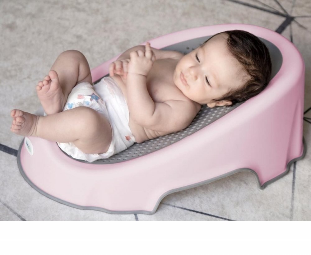 Suport pentru baie BabyJem New Soft Basic Roz – imaginea 2