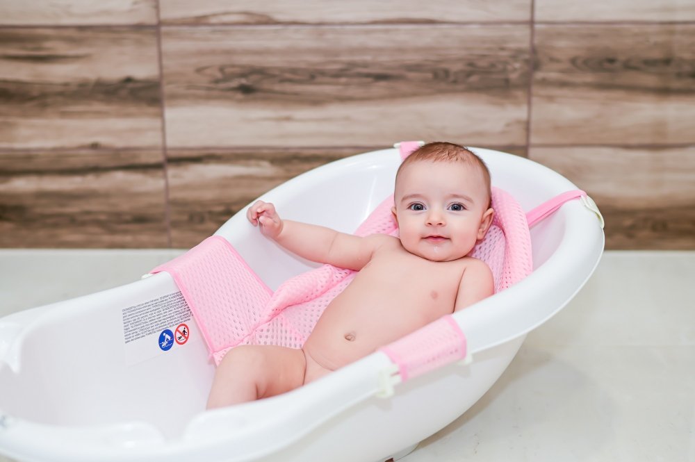 Suport tip hamac pentru cadita 0 luni+ Froggy pink – imaginea 2