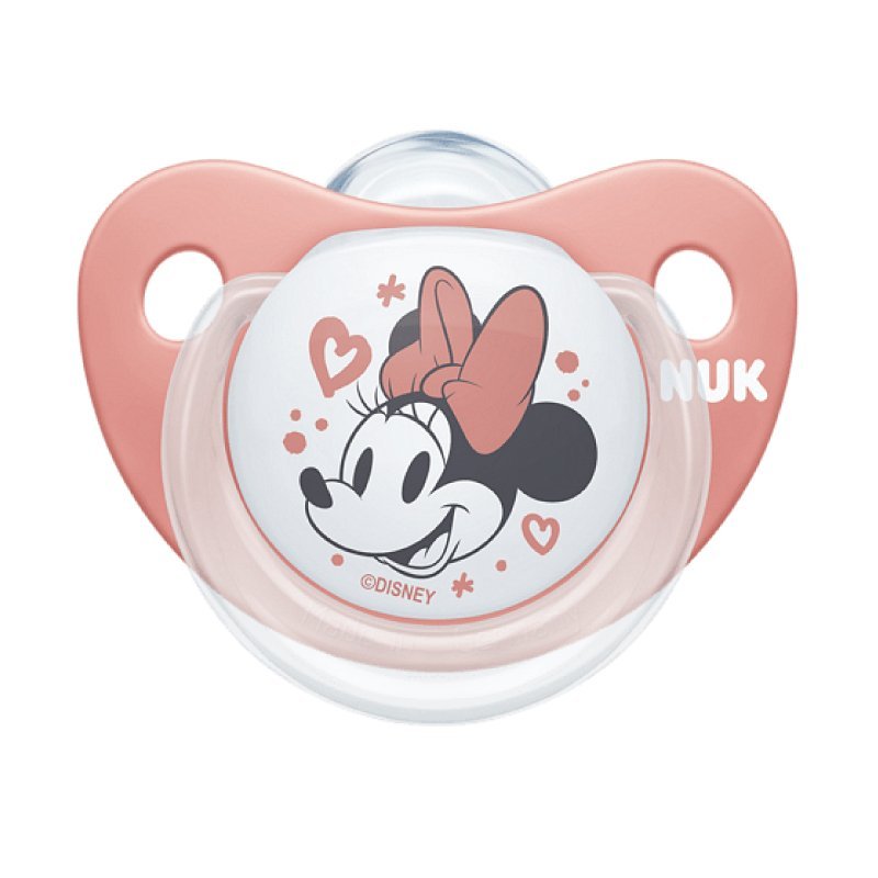 Suzeta Nuk Disney Mickey silicon 0-6 luni M1 roz