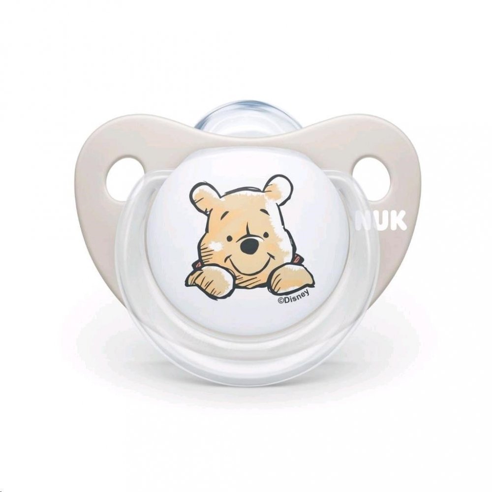 Suzeta Nuk Disney Winnie silicon M2 bej 6-18 luni