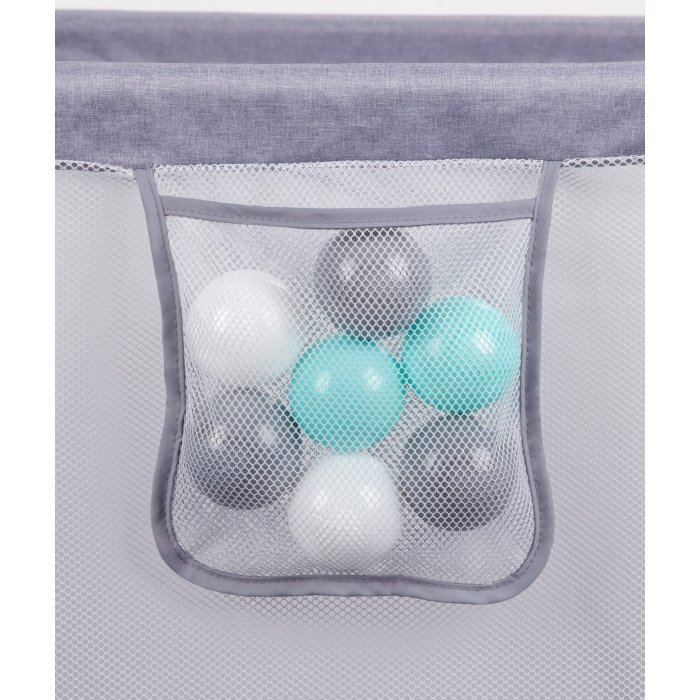 Tarc de joaca Kidwell hexagonal pentru copii 122 x 106 cm Fanko Gray – imaginea 2