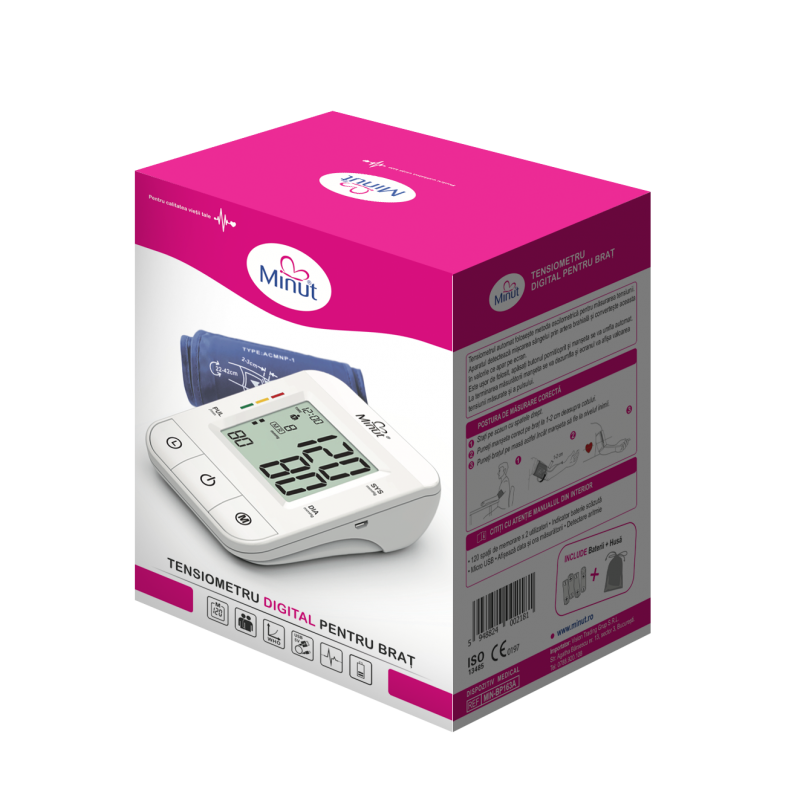 Tensiometru digital Minut pentru brat BP163A