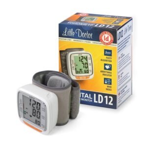 Tensiometru electronic de incheietura Little Doctor LD 12 detectare aritmie, indicator WHO, afisare data si ora