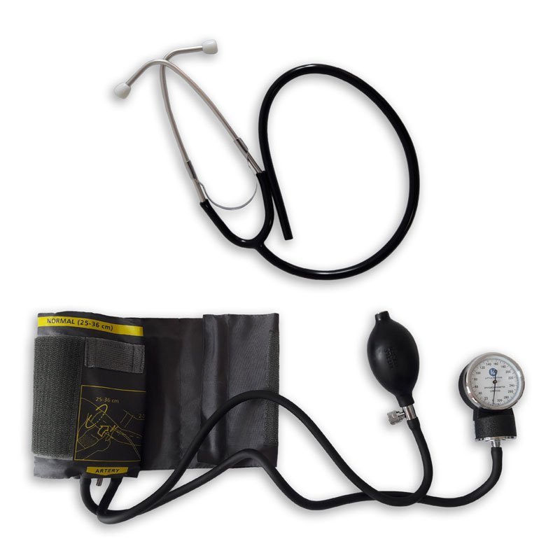 Tensiometru mecanic Little Doctor LD 71A profesional stetoscop atasat – imaginea 3