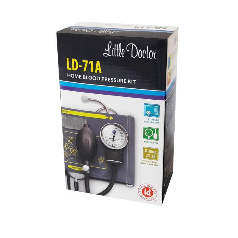 Tensiometru mecanic Little Doctor LD 71A profesional stetoscop atasat – imaginea 4