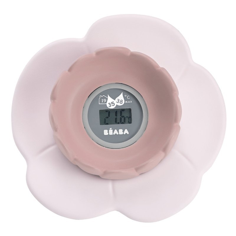 Termometru digital de camera si baie Beaba Lotus Old Pink – imaginea 5