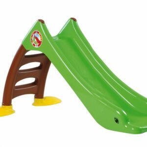 Tobogan pentru copii Dohany Dolphin Green 120 cm,margini rotunjite,functie conectare la apa,utilizare interiorexterior
