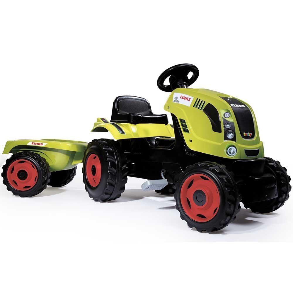 Tractor cu pedale si remorca Smoby Claas Farmer XL – imaginea 6