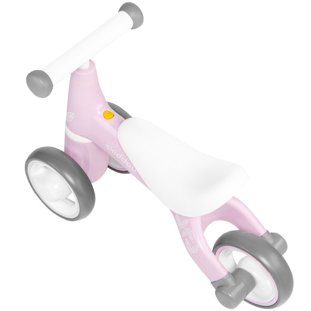 Tricicleta pentru copii fara pedale Berit Ride-On Skiddou Keep Pink, actionata cu picioarele, recomandata copiilor de la 1 an pana la 3 ani, cu roti din spuma EVA – imaginea 5