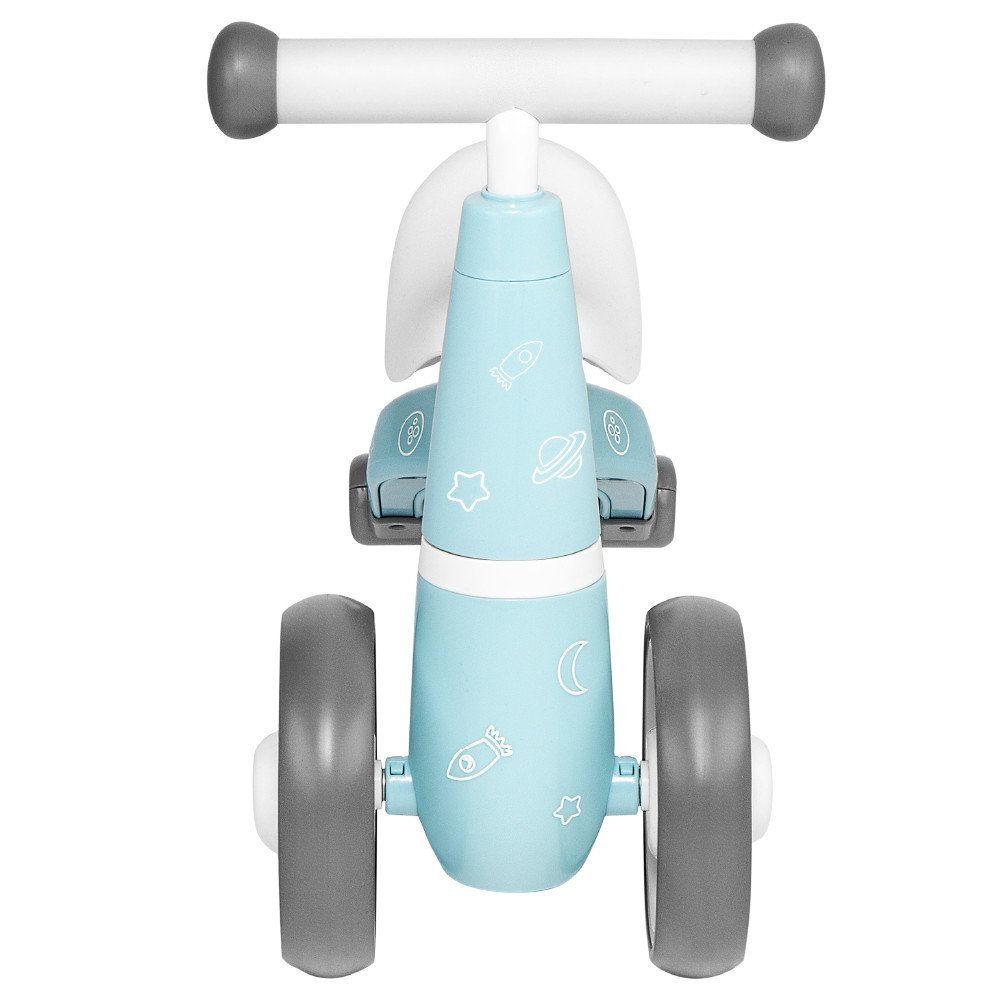 Tricicleta pentru copii fara pedale Berit Ride-On Skiddou Sky High Bleu, actionata cu picioarele, recomandata copiilor de la 1 an pana la 3 ani, cu roti din spuma EVA – imaginea 5
