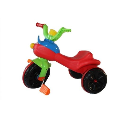Tricicleta pentru copii Burak Toys Funny Red cu claxon si pedale, greutate maxima admisa 20 kg – imaginea 3
