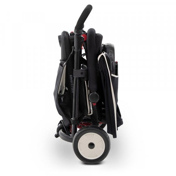 Tricicleta pentru copii Smart Trike STR3 Negru 6 in 1 ultrapliabila, dotata cu frana, scaun rabatabil, sistem patentat cu tehnologie Touch Steering, varsta 10 luni+ – imaginea 5