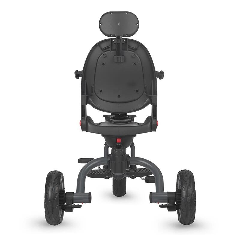 Tricicleta pentru copii Coccolle Venti Chili Pepper multifunctionala, cu spatar ajustabil, cu pozitie de somn, sezut rotativ 360 grade, roti de cauciuc, 2 seturi de suporti de picioare de la 10 luni pana la 25 kg – imaginea 7