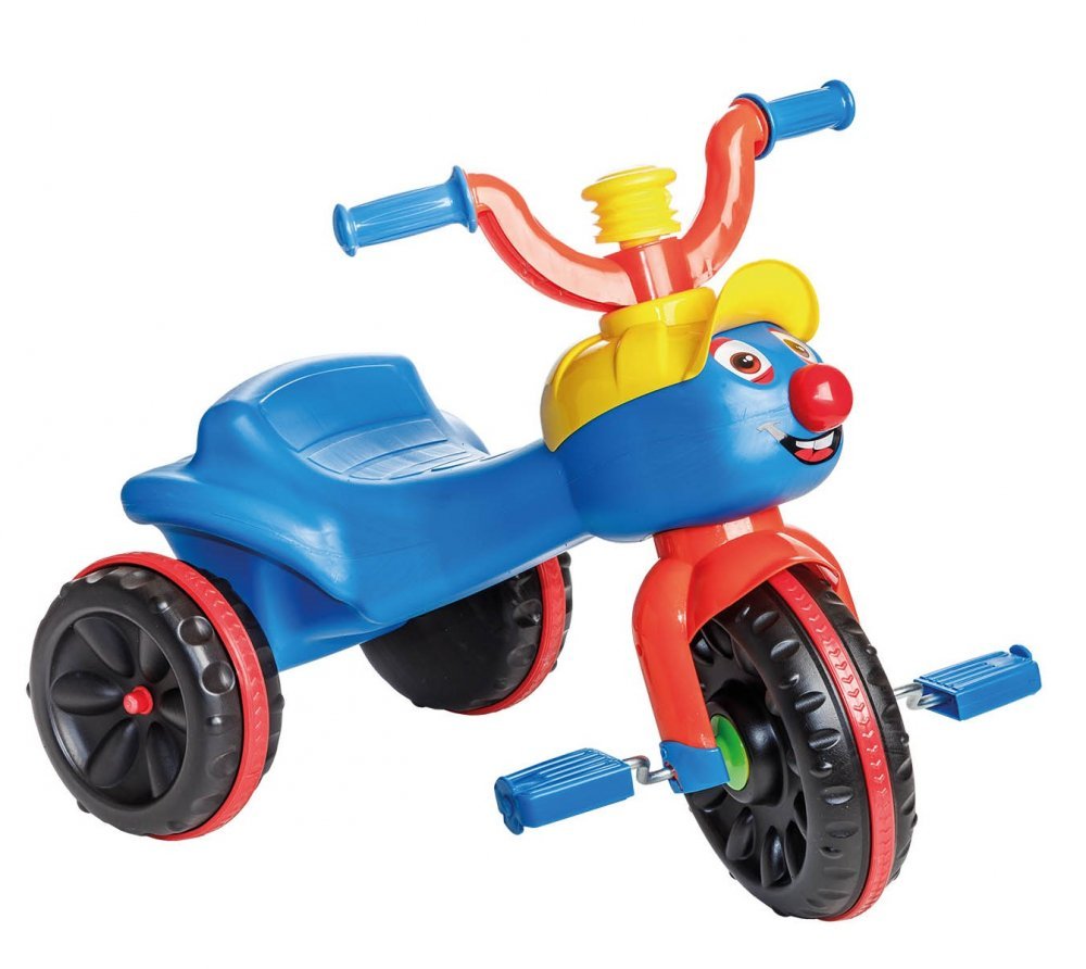 Tricicleta pentru copii Burak Toys Funny Orange cu claxon si pedale, greutate maxima admisa 20 kg – imaginea 2