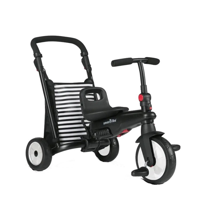 Tricicleta pentru copii Smart Trike STR5 Squirrel 7 in 1 pliabila, dotata cu frana, scaun rabatabil, sistem patentat Touch Steering si cu certificare de carucior, varsta 9 luni+ – imaginea 7