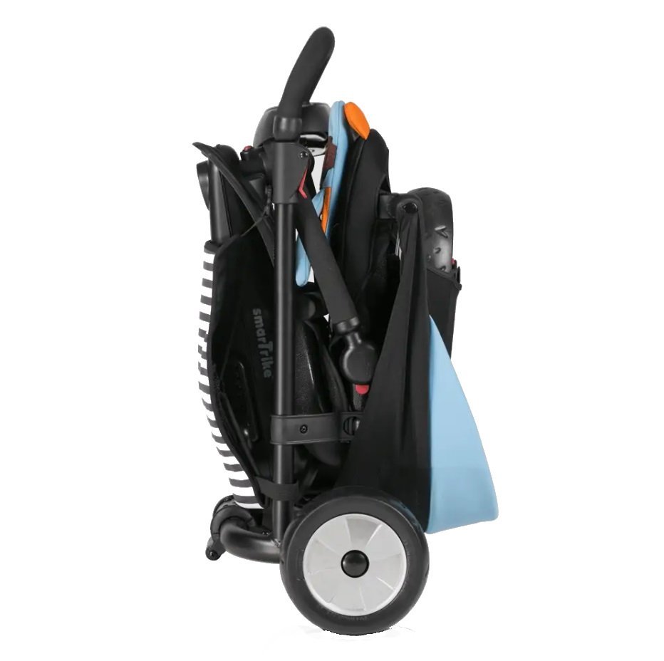 Tricicleta pentru copii Smart Trike STR5 Squirrel 7 in 1 pliabila, dotata cu frana, scaun rabatabil, sistem patentat Touch Steering si cu certificare de carucior, varsta 9 luni+ – imaginea 8