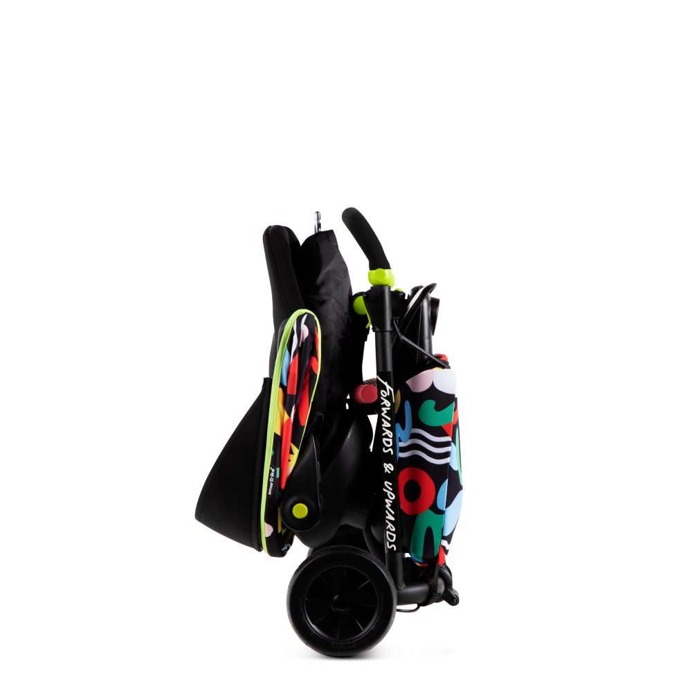 Tricicleta pentru copii Smart Trike Kelly Anna-Imagine 6 in 1 ultrapliabila cu sistem de ghidare Touch Steering, scaun reglabil si rabatabil, suport pentru picioare, roti din cauciuc Eva cu amortizoare – imaginea 5