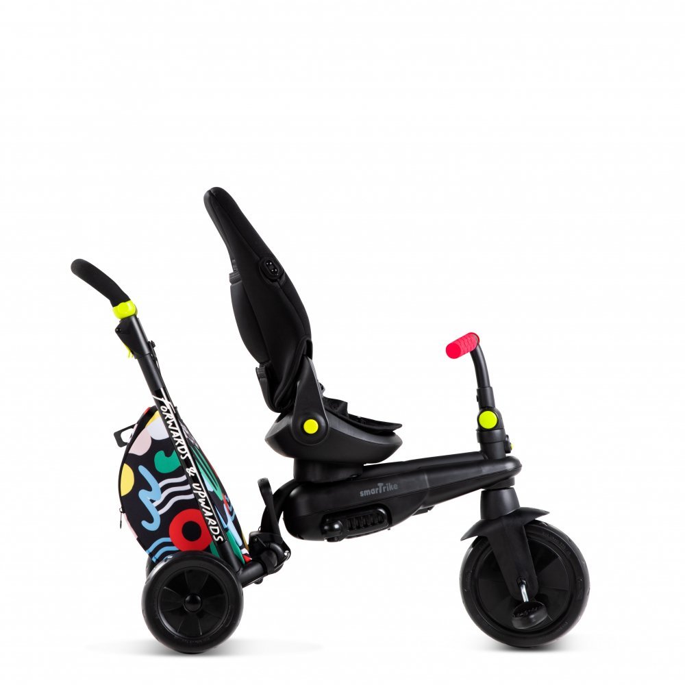 Tricicleta pentru copii Smart Trike Kelly Anna-Imagine 6 in 1 ultrapliabila cu sistem de ghidare Touch Steering, scaun reglabil si rabatabil, suport pentru picioare, roti din cauciuc Eva cu amortizoare – imaginea 7