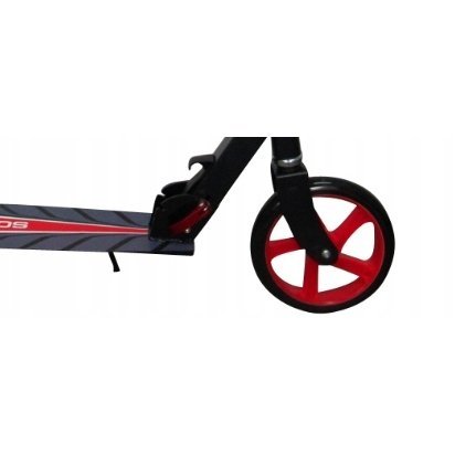 Trotineta R-Sport H4 rosie pliabila, cu 2 roti din cauciuc, ghidon reglabil, greutate admisa 100 kg – imaginea 2